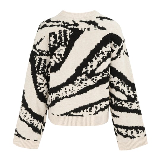 Biba - Pullover für Damen (Beige/Schwarz) - Image 2