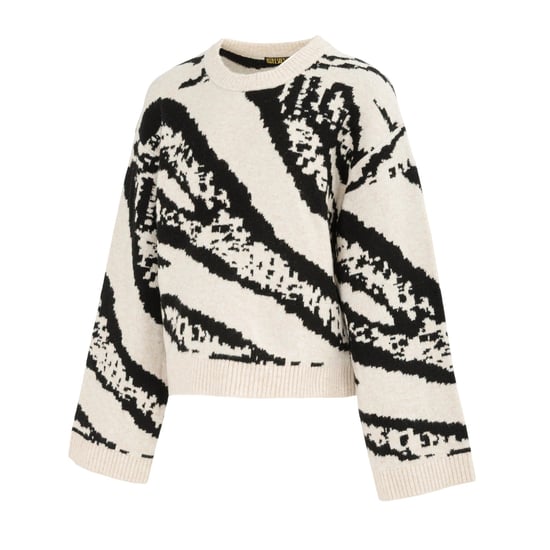 Biba - Pullover für Damen (Beige/Schwarz) - Image 3