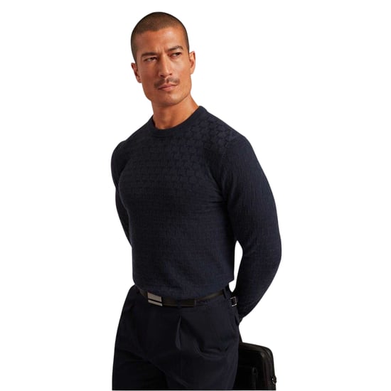 Ted Baker - Pullover für Herren, Rundhalsausschnitt, Jerseyware (Marine) - Image 1