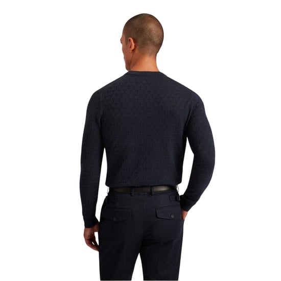 Ted Baker - Pullover für Herren, Rundhalsausschnitt, Jerseyware (Marine) - Image 3