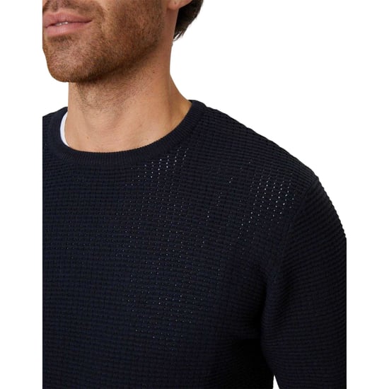 Threadbare - "Yarra" Pullover für Herren, Strukturiert, Regulär (Marine) - Image 3