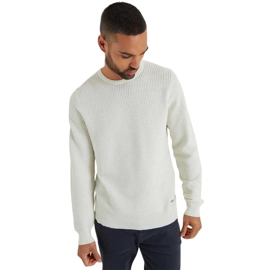 Threadbare - "Yarra" Pullover für Herren, Strukturiert, Regulär (Ecru) - Image 2
