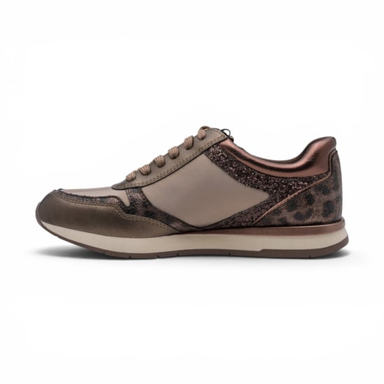 Tamaris Damen Taupe Kunstleder-Mode-Schnürschuhe – 23613-46 - Image 3