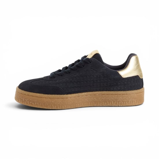 Tamaris Damen Marineblaue Leder-Sneakerschuhe – 23723-44 - Image 3