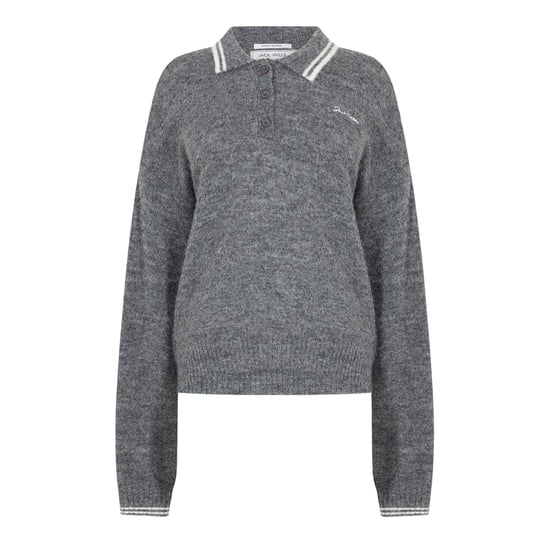 Jack Wills - Poloshirt für Damen, Mit Kragen, Jerseyware (Holzkohle) - Image 1