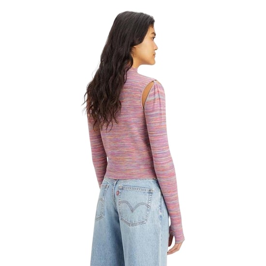 Levis - "Jupiter" Pullover für Damen, Mit Zopfmuster (Pink) - Image 2