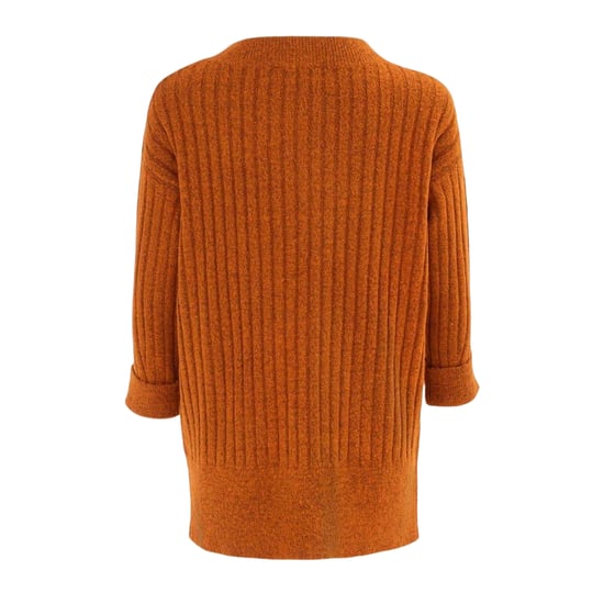 Miso - Pullover für Damen, Jerseyware, Acryl (Orange) - Image 2