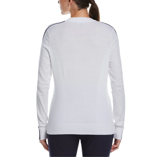 Callaway - Pullover Top für Damen, Stehkragen (Leuchtend Weiß) - Image 2