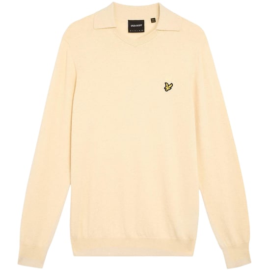 Lyle & Scott - Pullover für Herren, Mit Kragen (Gelb) - Image 1