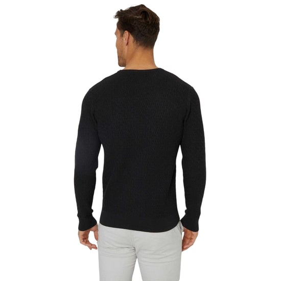 Threadbare - "Staleyhall" Pullover für Herren (Schwarz) - Image 3