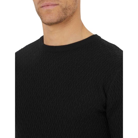 Threadbare - "Staleyhall" Pullover für Herren (Schwarz) - Image 4