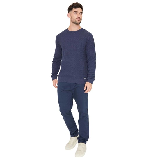 Threadbare - "Staleyhall" Pullover für Herren (Jeansblau) - Image 4