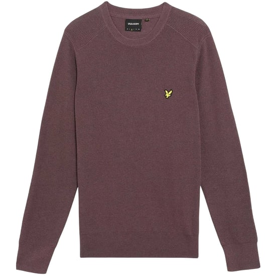 Lyle & Scott - Pullover für Herren, gerippt, Raglanärmel (Espresso-Braun) - Image 1