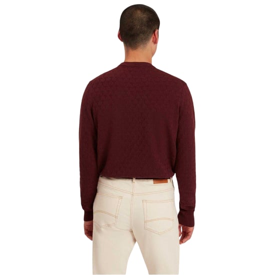 Ted Baker - Pullover für Herren, Rundhalsausschnitt, Jerseyware (Weinrot) - Image 2