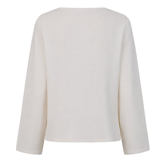 Boss - Pullover Top für Herren/Damen Unisex, U-Boot-Ausschnitt , Waffelstrick (Weiß) - Image 2