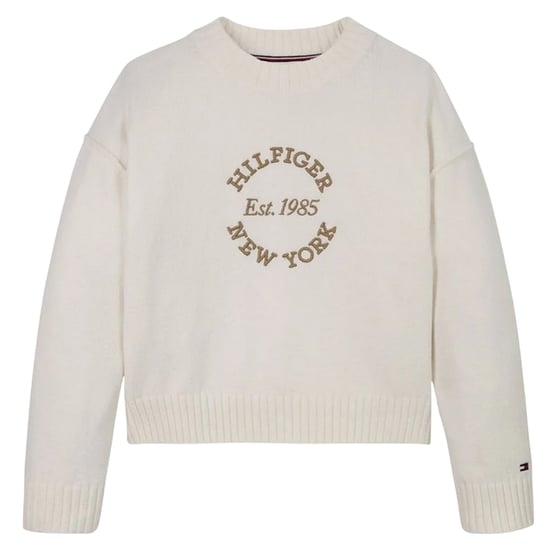 Tommy Hilfiger - Pullover Top für Mädchen, leger (Elfenbein) - Image 1