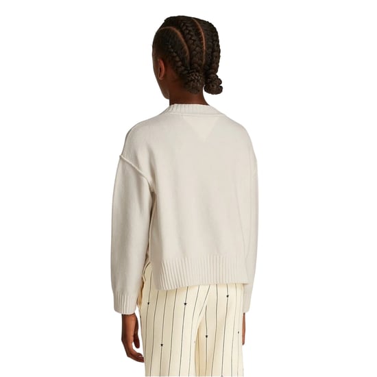 Tommy Hilfiger - Pullover Top für Mädchen, leger (Elfenbein) - Image 4