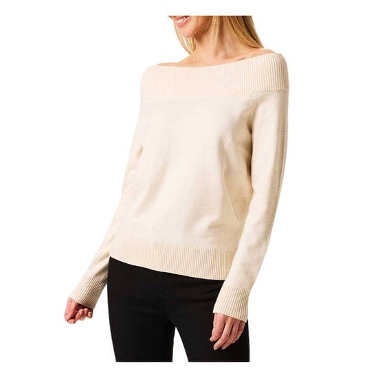 Biba - Pullover für Damen, Schulterfrei, Jerseyware (Weißkappe Grau) - Image 2