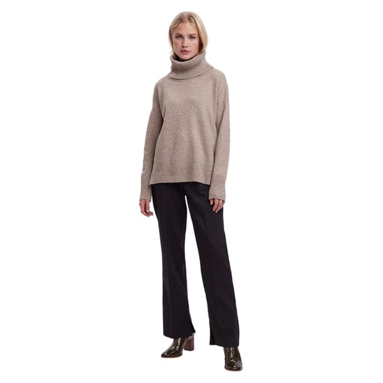 Vero Moda - "Doffy" Oberteil für Damen, Wasserfallausschnitt, leger (Sepia) - Image 4