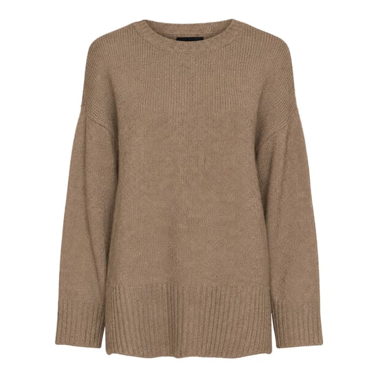 Pieces - Pullover für Herren/Damen Unisex, Überschnittene Schulter, leger (Fossil) - Image 1