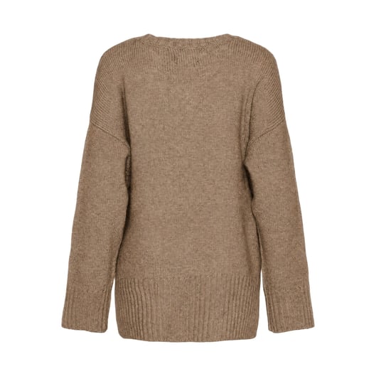 Pieces - Pullover für Herren/Damen Unisex, Überschnittene Schulter, leger (Fossil) - Image 2