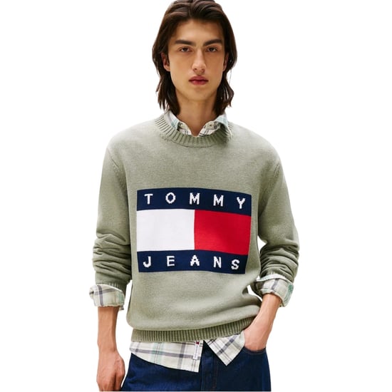 Tommy Jeans - Pullover für Herren, Rundhalsausschnitt (Salbeigrün) - Image 3