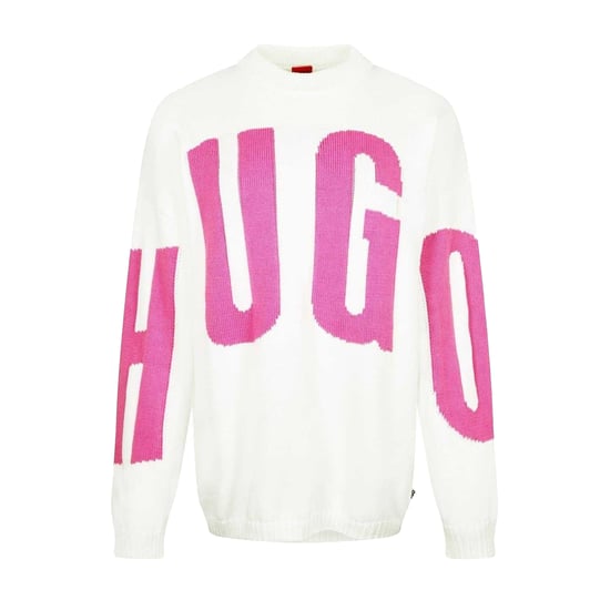 Hugo - Pullover für Damen, Rundhalsausschnitt, leger, Langärmlig (Natürlich) - Image 1