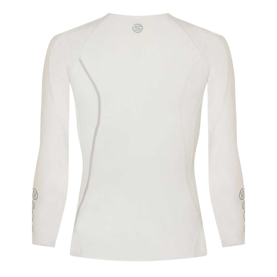 Skins - Base Layer Oberteil für Herren, Kompression, Training (Weiß) - Image 2