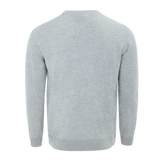 Giorgio - Pullover für Herren, V-Ausschnitt, Polyester (Grau meliert) - Image 2