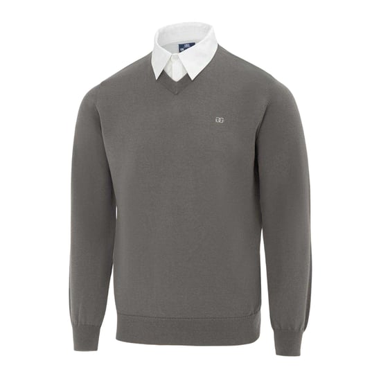Giorgio - Pullover für Herren, V-Ausschnitt, Jerseyware (Schiefer) - Image 3