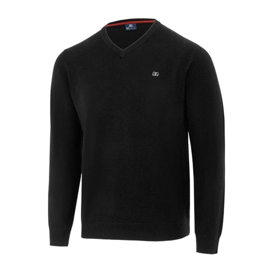 Giorgio - Pullover für Herren, V-Ausschnitt, Polyester (Schwarz) - Image 3