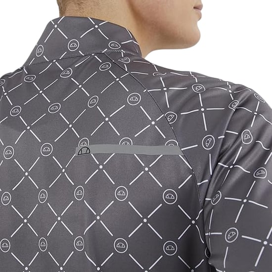 Ellesse - "Chieso" Fleece-Oberteil für Herren, mit halbem Reißverschluss, Emblem, leger (Grau) - Image 2