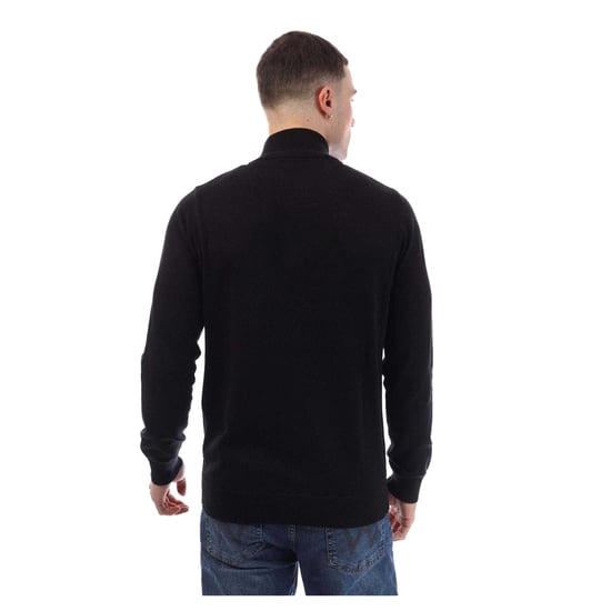 Weekend Offender - "Paraguay" Pullover für Herren, mit kurzem Reißverschluss, Jerseyware (Schwarz) - Image 2