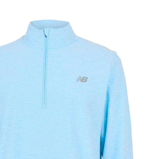 New Balance - Oberteil für Herren, mit kurzem Reißverschluss (Himmelblau) - Image 2