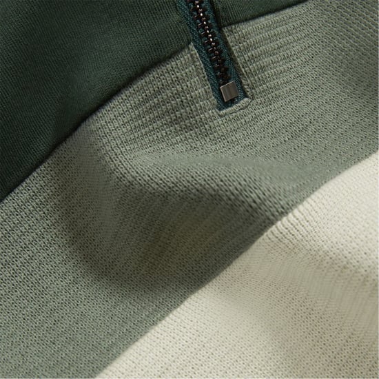 Ted Baker - Fleece-Oberteil für Herren, mit kurzem Reißverschluss (Grün) - Image 2