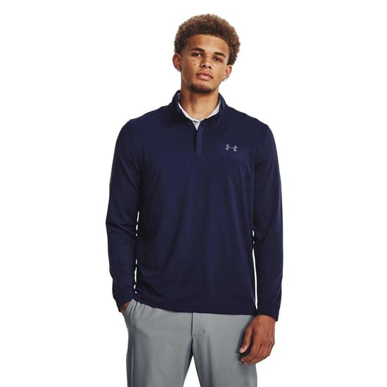 Under Armour - "Playoff 2.0" Oberteil für Herren, mit kurzem Reißverschluss (Academy Blau) - Image 3