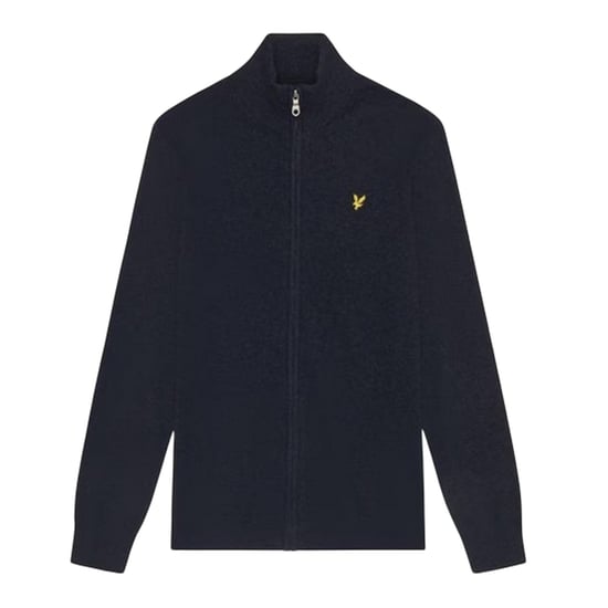 Lyle & Scott - Pullover Top für Herren, Reißverschluss, gerippt, Langärmlig (Marineblau Marl) - Image 1