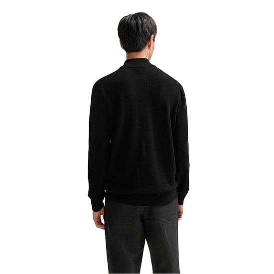 Boss - "Ebrando-P" Pullover für Herren, mit halbem Reißverschluss, Jerseyware (Schwarz) - Image 3