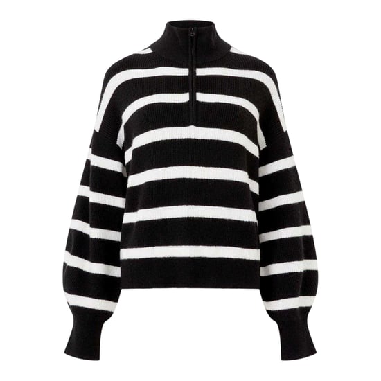 French Connection - "Vhari" Pullover Top für Herren/Damen Unisex, Reißverschluss, leger (Schwarz) - Image 2