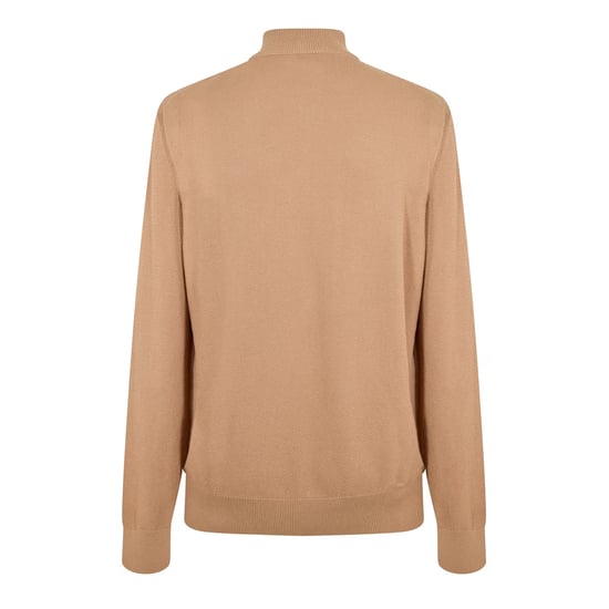 Boss - "Ebrando-P" Pullover für Herren, mit halbem Reißverschluss, Jerseyware (Mittelbeige) - Image 3