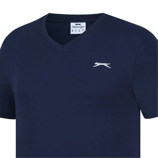Slazenger - T-Shirt für Herren, Baumwolle (Marine) - Image 3