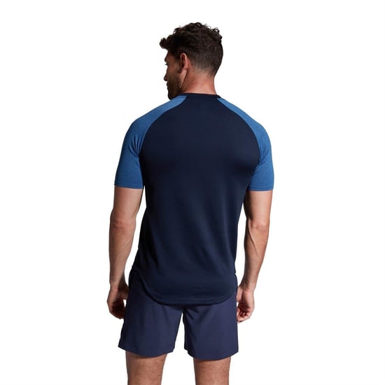 Canterbury - "Elt" T-Shirt für Herren, Rundhalsausschnitt, Athletisch, Schmal, Raglanärmel (Marineblau Marl) - Image 2