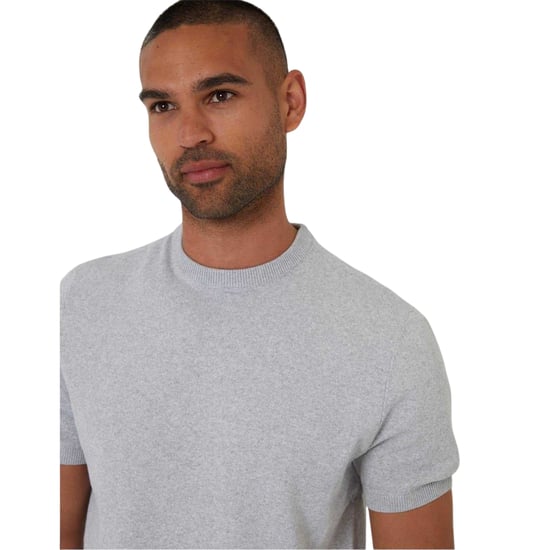 Threadbare - T-Shirt für Herren, Rundhalsausschnitt, Regulär (Hellgrau Mergel) - Image 3