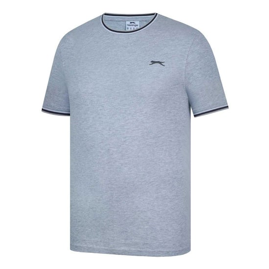 Slazenger - T-Shirt für Herren, Baumwolle (Grau meliert) - Image 3
