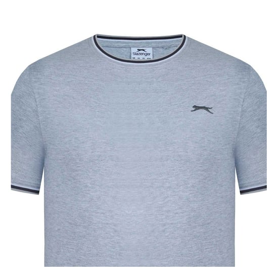 Slazenger - T-Shirt für Herren, Baumwolle (Grau meliert) - Image 4