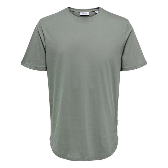 Only and Sons - T-Shirt für Herren, Rundhalsausschnitt, Übergroß (Grau) - Image 2