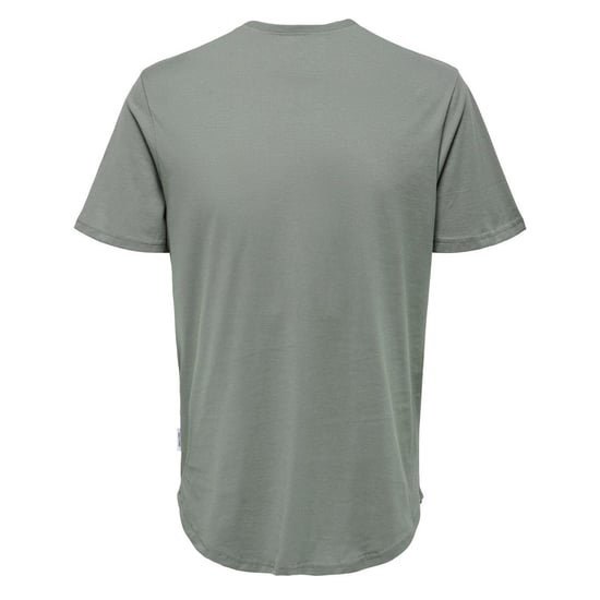 Only and Sons - T-Shirt für Herren, Rundhalsausschnitt, Übergroß (Grau) - Image 3