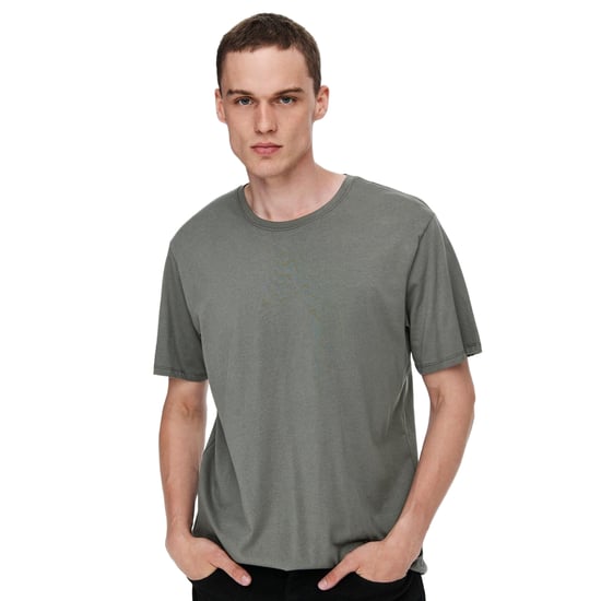 Only and Sons - T-Shirt für Herren, Rundhalsausschnitt, Übergroß (Grau) - Image 4