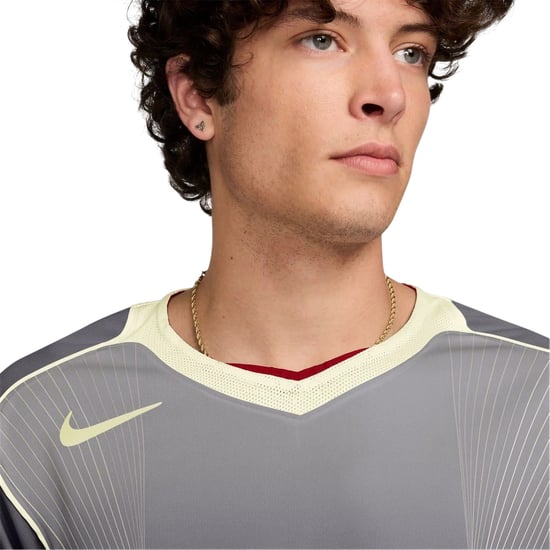 Nike - "T90" T-Shirt für Herren, kurzärmlig (Hellgrau) - Image 3