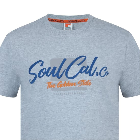 SoulCal - T-Shirt für Herren (Grau meliert) - Image 4